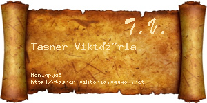 Tasner Viktória névjegykártya